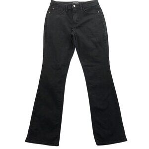 Riders By Lee Womens Jeans Size 10M Black Denim Midrise Bootcut Stretch Casual